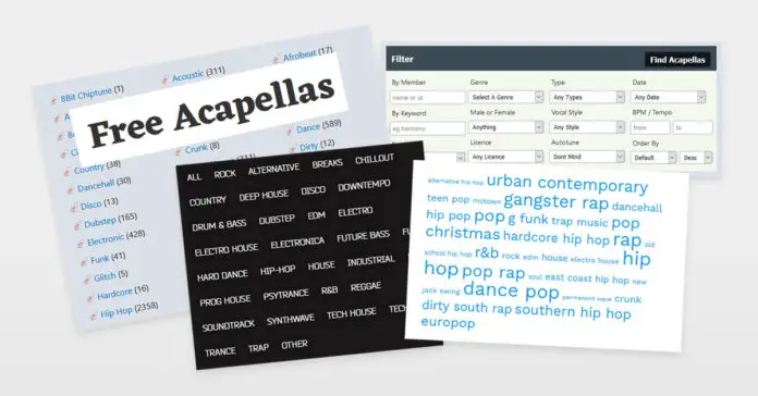 Free Acapella Vocal Track Download Sites