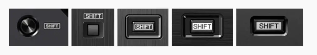 The shift button.