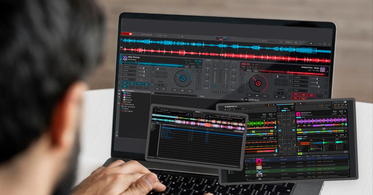 traktor dj app split output