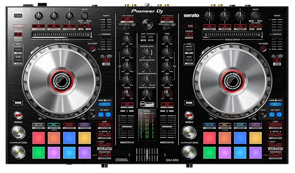 Pioneer DDJ-SR2 - top view.