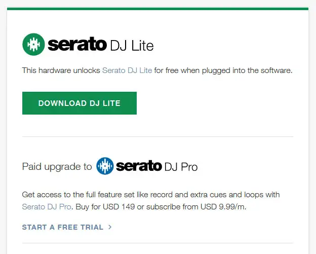 Hercules DJControl Starlight is a native Serato DJ controller and it automatically unlocks Serato DJ Lite when plugged in.