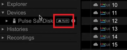 Click the "Auth" button to authenticate your USB device.