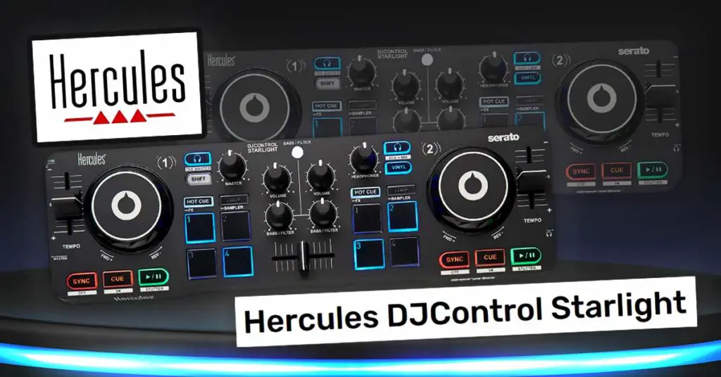 Hercules DJControl Starlight Portable DJ Controller Review djgear2k