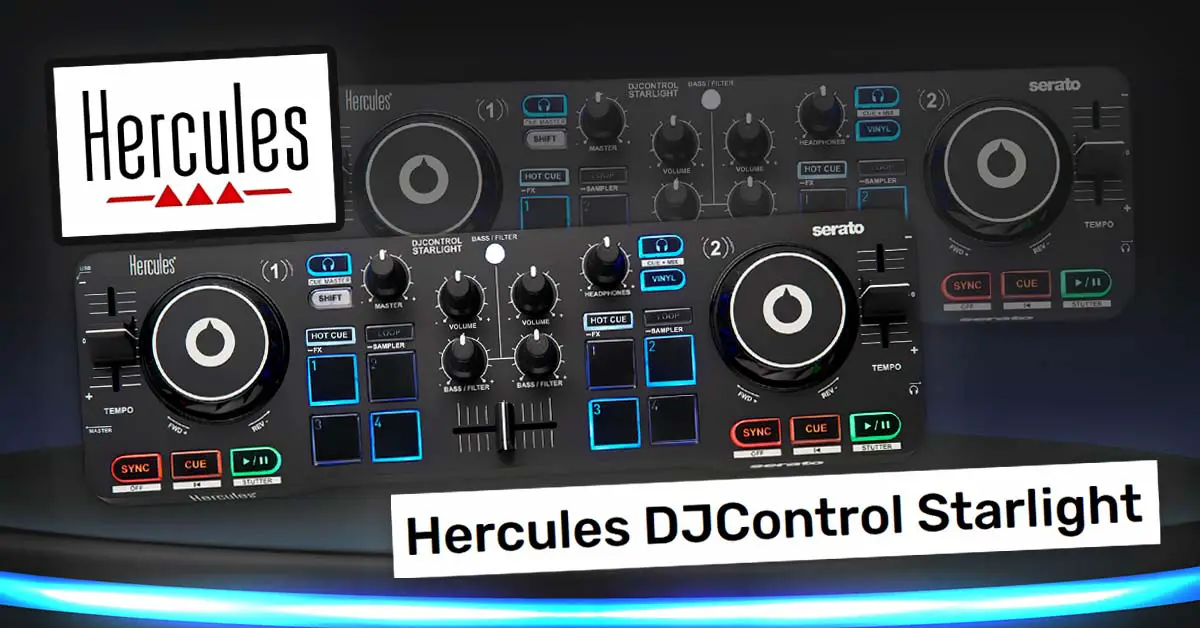 Hercules DJControl Starlight – Portable DJ Controller Review - djgear2k