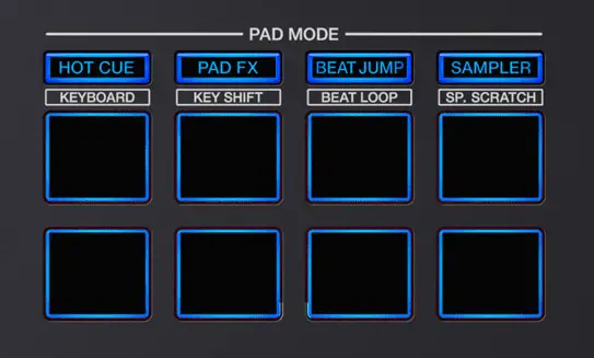 Pioneer DDJ-FLX6 performance pads.