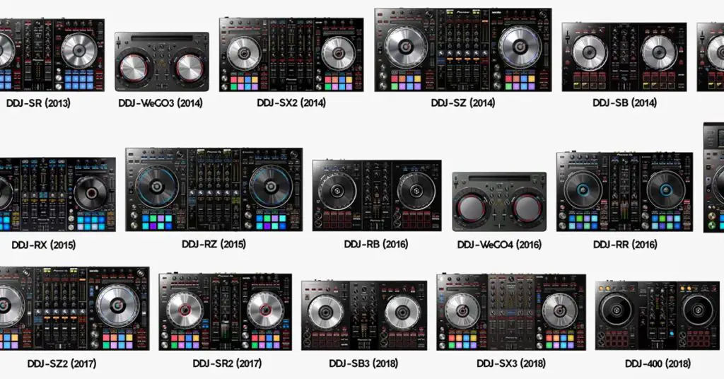 All Pioneer DJ Controllers Listed 10 Years Evolution 20112021 djgear2k