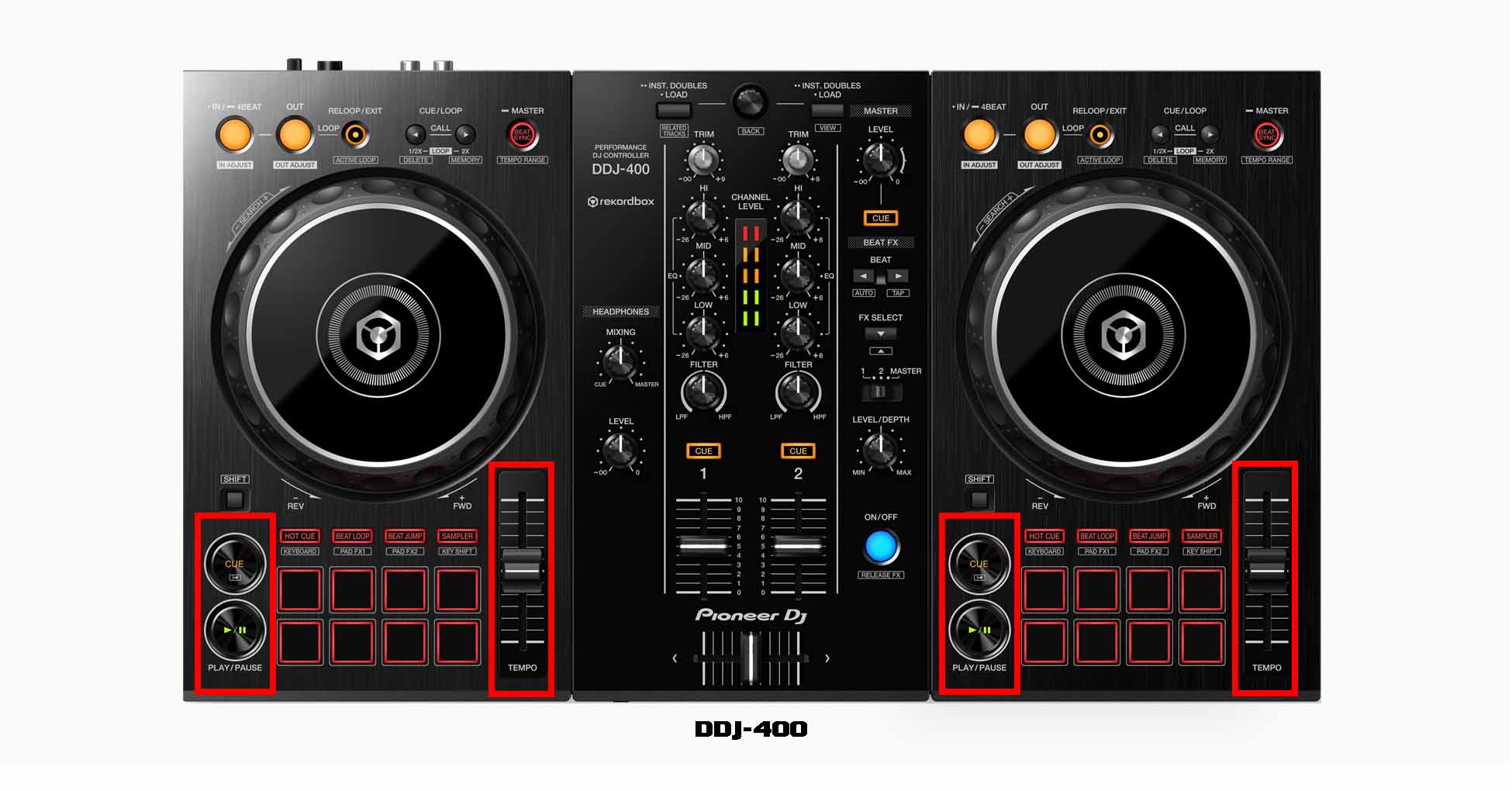 Dj контроллер pioneer 400 купить. DJ-контроллер Pioneer DDJ-400. Pioneer DJ 400 контроллер. Pioneer DDJ-200. DDJ-400 2-channel DJ.
