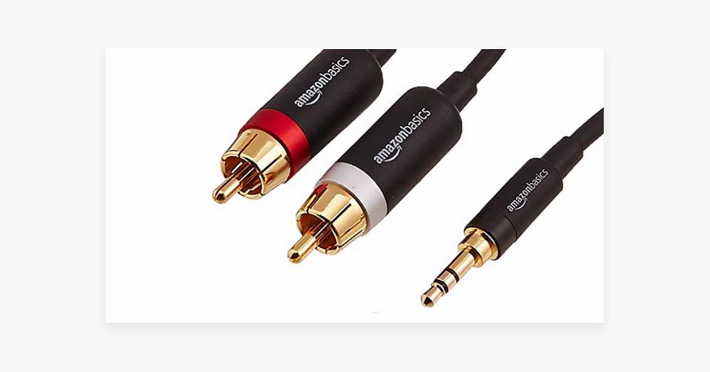 You are going to need a 3.5mm to 2-Male RCA Adapter cable if you plan to plug in your Pioneer DDJ-400 to speakers that take in 1/8 stereo jack input.