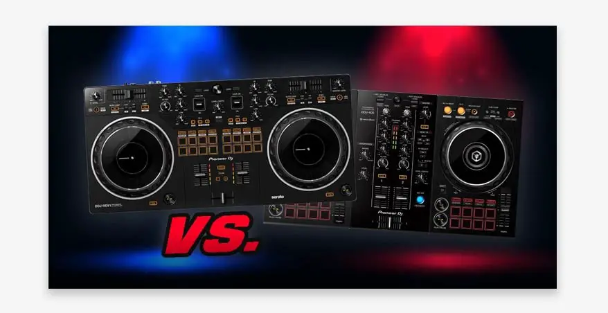 Click here to check out our comparison of the Pioneer DDJ-400 and the brand new Pioneer DDJ-Rev1.