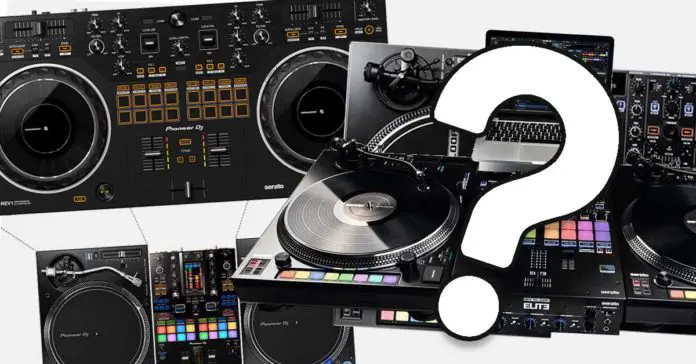 What is a battle style DJ controller layout?