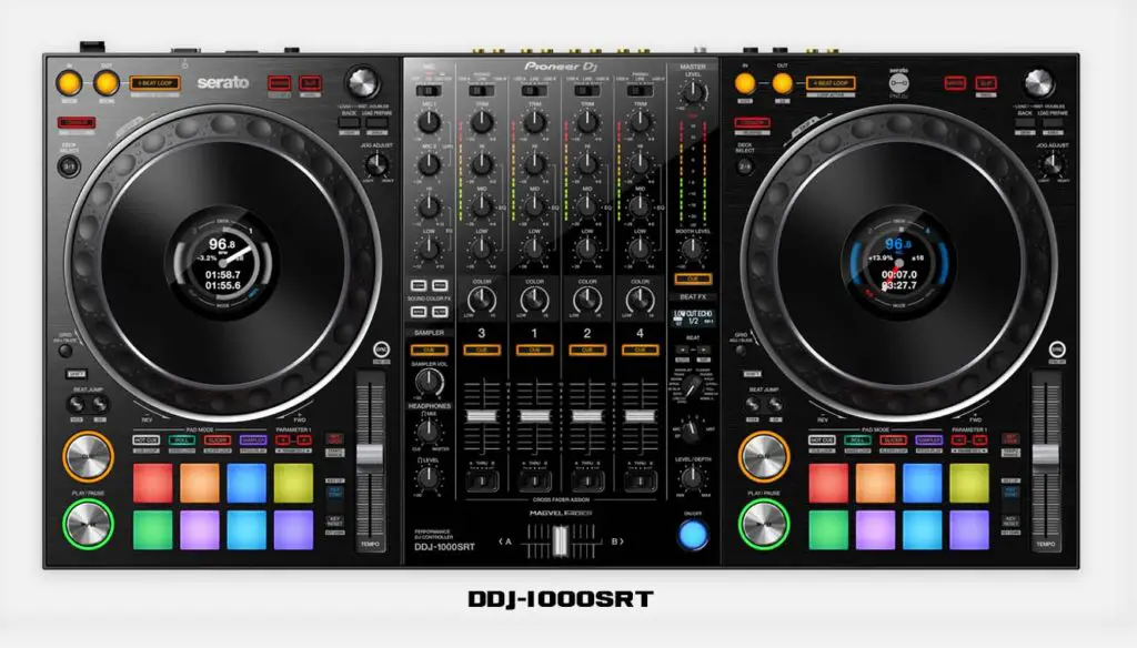 Pioneer DDJ-1000SRT top view.