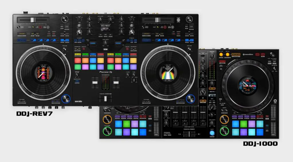 DDJ-1000 vs. DDJ-Rev7.