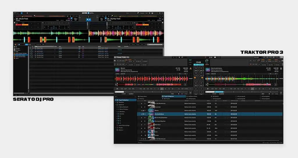 Serato DJ Pro vs. Traktor Pro 3.