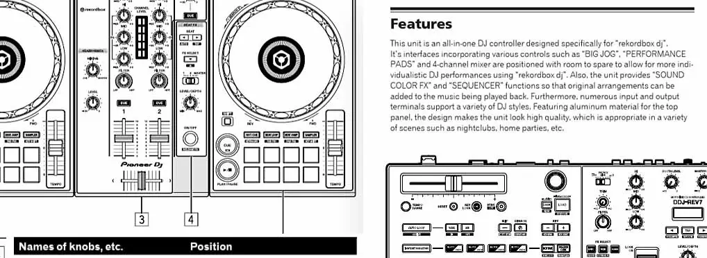 DJ controller PDF hardware manuals and user guides compilation - djgear2k.com