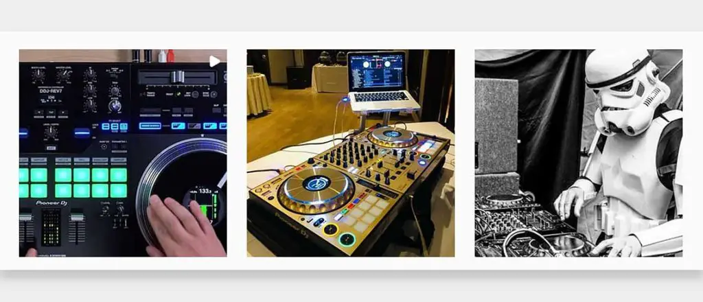 Pictures of your DJ equipment are essentially the goto content you can get for your new DJ Instagram profile!
