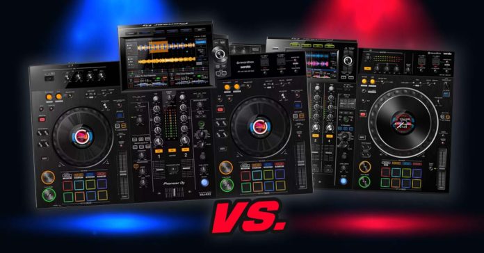 Pioneer XDJ-RX3 vs. Pioneer XDJ-XZ - DJ controller detailed comparison.
