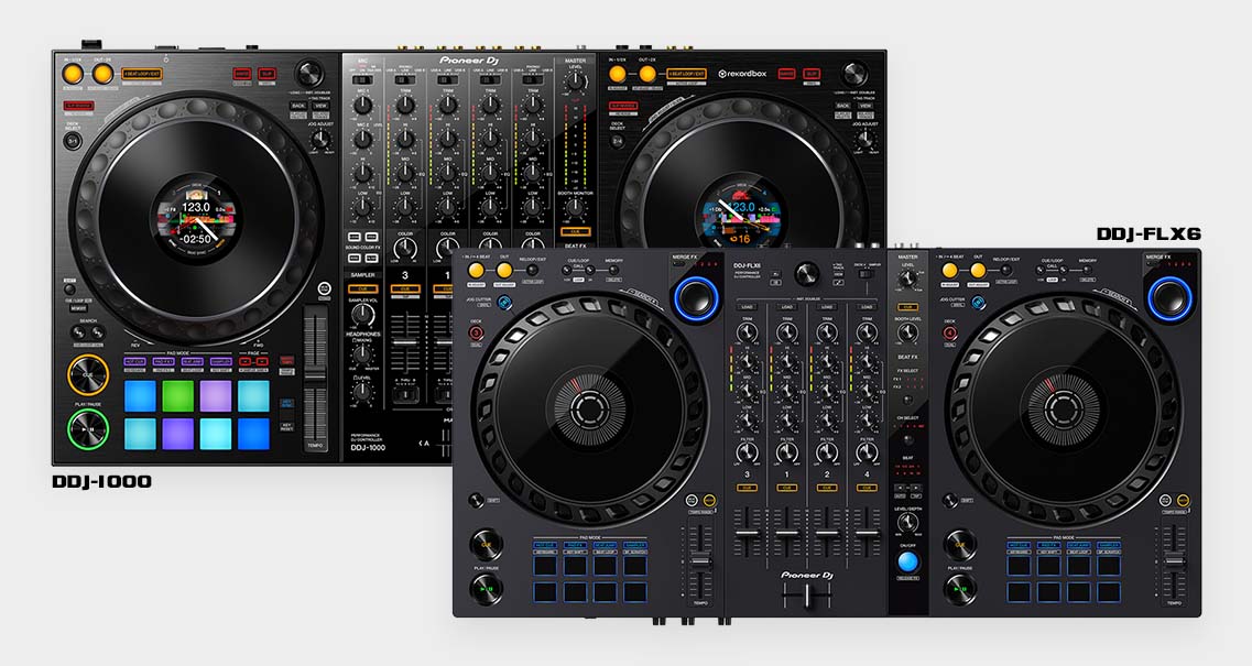 Pioneer DDJFLX6 vs. DDJ1000 (Direct Comparison!) djgear2k