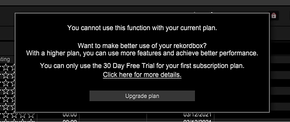 With the Rekordbox "free" plan and without a hardware unlock DJ controller plugged in, you won't be able to record audio using the in-built utility.