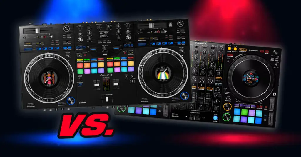 Pioneer DDJ-Rev7 vs. the Rane One - a detailed comparison.