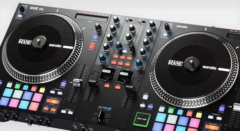 DJ controllers with motorized platters such as the Rane One are a great choice for scratch DJs.