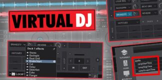 Virtual DJ - How To Set Up Vinyl Break - Fastest Method