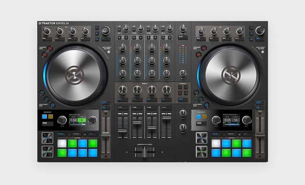 Traktor Kontrol S4 MK3 top view.