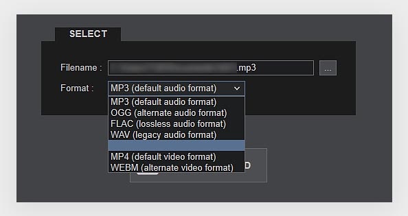 The Virtual DJ software supports the following audio file formats for mix recording.