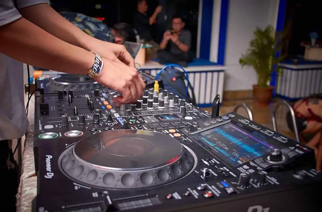 Pioneer CDJ setups are most often seen in professional club environments.