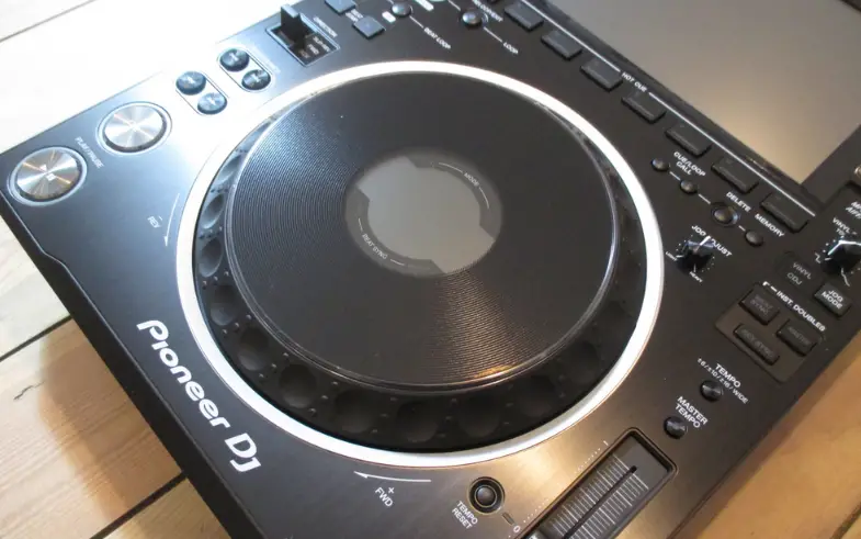 Most modern DJ players have mechanical jog wheels on board (pic: Pioneer CDJ-3000).
