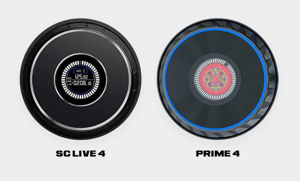 Denon DJ SC Live 4 vs. Prime 4 - jog wheels compared.