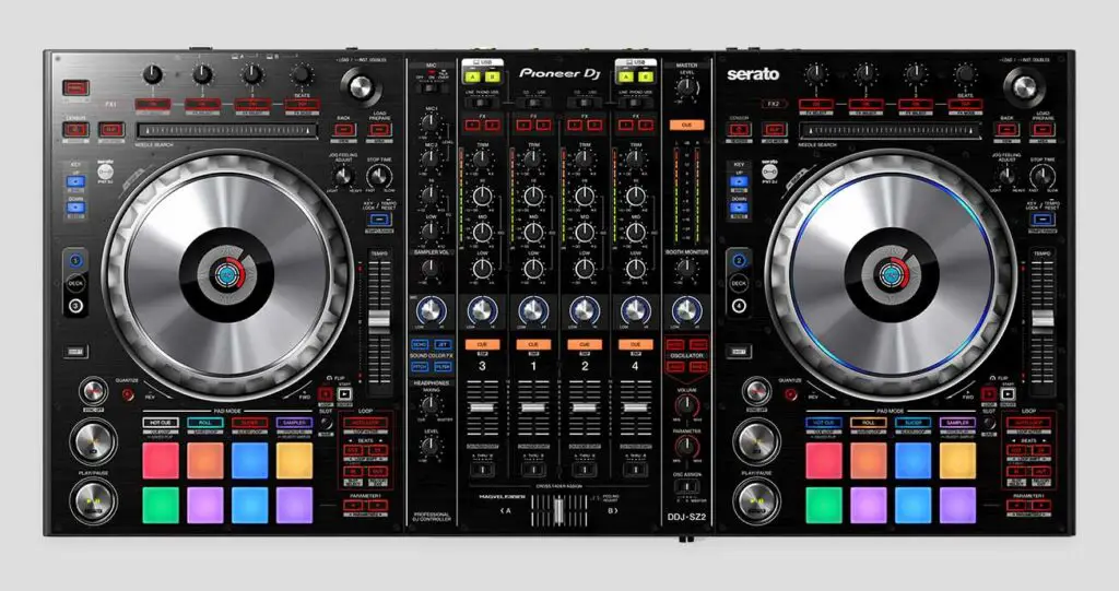 Pioneer DDJ-SZ2 top view.