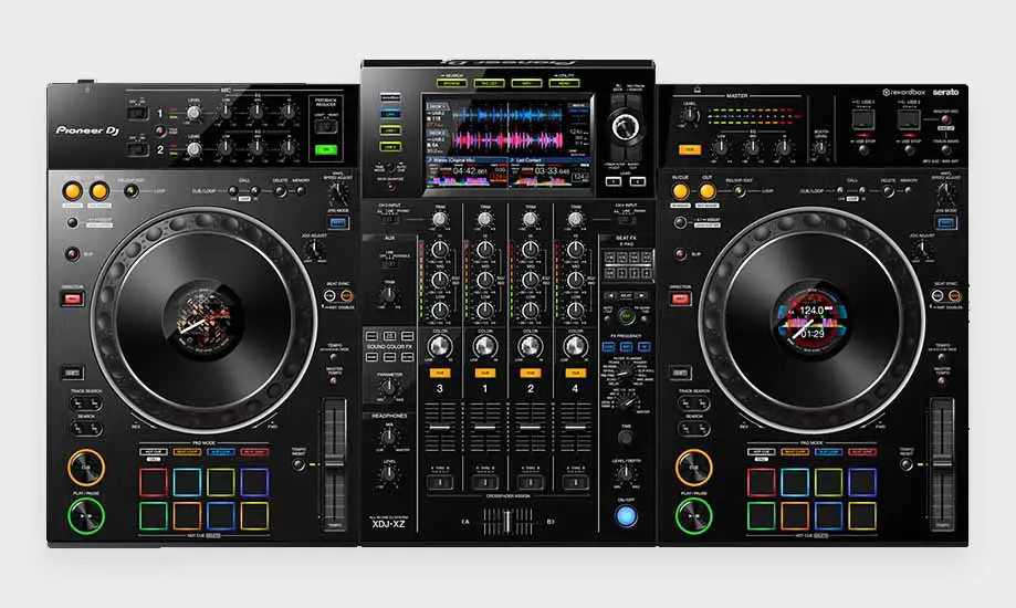 Pioneer XDJ-XZ top view.