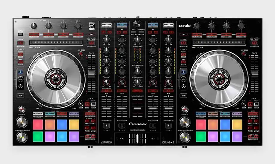 Pioneer DDJ-SX2 top view.