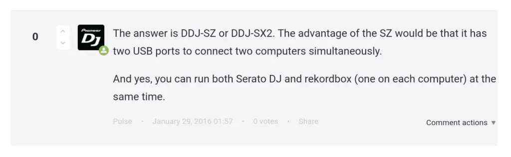 DJ controller for both Rekordbox and Serato? - Here is an answer we found on the Pioneer DJ forums (not taking into account the FLX series that weren't yet released back in 2016).